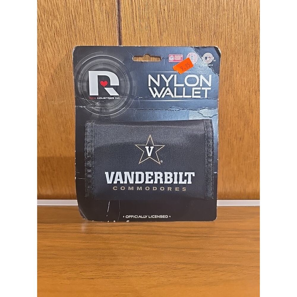 VANDERBILT University Commodores Nylon Wallet Licensed College Tri Fold
